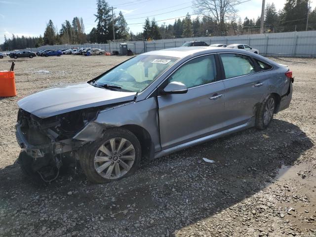 HYUNDAI SONATA SPO 2016 silver  gas 5NPE34AF2GH409945 photo #1