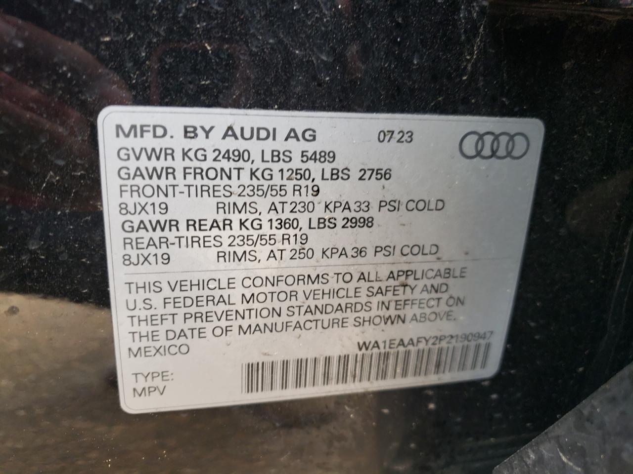 Lot #3315554784 2023 AUDI Q5 PREMIUM