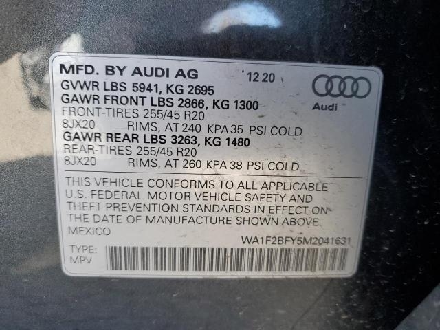2021 AUDI Q-5 - WA1F2BFY5M2041631
