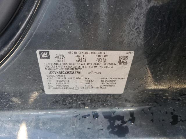 2017 CHEVROLET SILVERADO - 1GCVKRECXHZ382794
