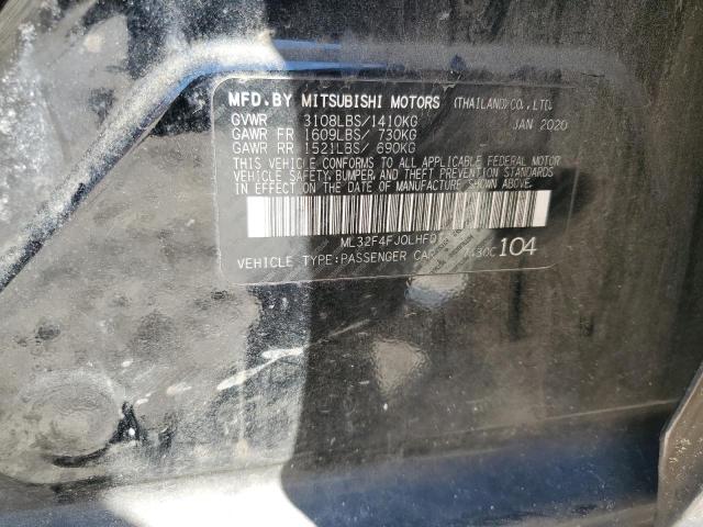 2020 MITSUBISHI MIRAGE G4 - ML32F4FJ0LHF07393