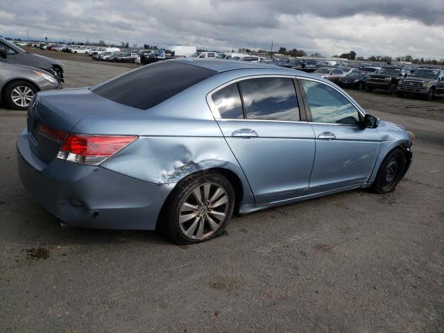 HONDA ACCORD EXL 2012 blue  gas 1HGCP2F80CA105686 photo #4