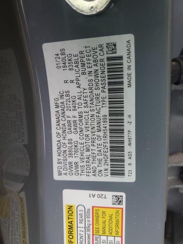 2024 HONDA CIVIC SPOR - 2HGFE2F51RH541899