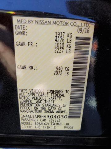2017 NISSAN ALTIMA 2.5 - 1N4AL3AP8HN304030