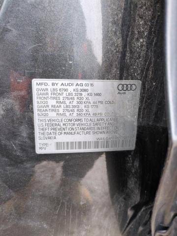2015 AUDI Q7 PREMIUM WA1LGAFE4FD019874