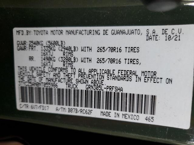 2022 TOYOTA TACOMA DOU - 3TYCZ5AN0NT055986