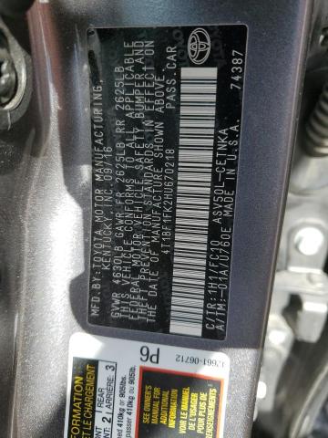 2017 TOYOTA CAMRY LE - 4T1BF1FK2HU670218