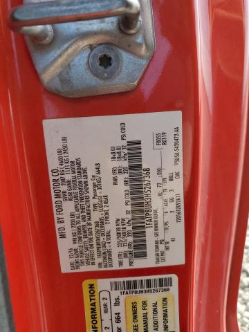2017 FORD MUSTANG - 1FATP8UH3H5267368
