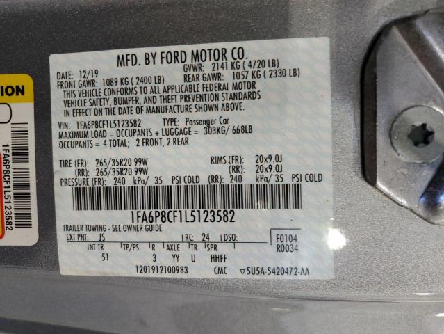 2020 FORD MUSTANG GT - 1FA6P8CF1L5123582