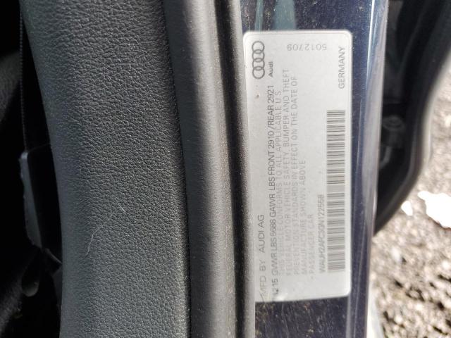 2016 AUDI S6 PRESTIG WAUH2AFC3GN122558