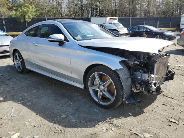 Vin: wddwj4kb1hf412875, lot: 48046175, mercedes-benz c-class 300 4matic 20174
