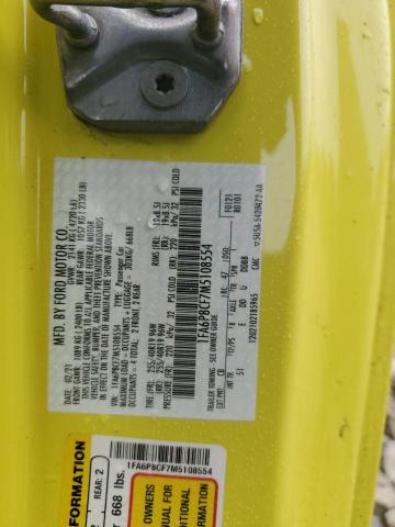 2021 FORD MUSTANG GT - 1FA6P8CF7M5108554