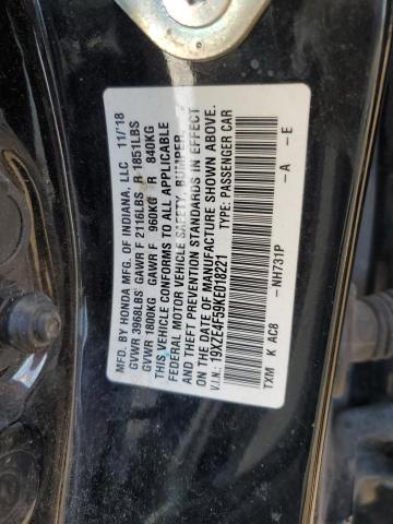 2019 HONDA INSIGHT EX - 19XZE4F59KE018221