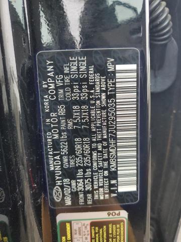 2018 HYUNDAI SANTA FE S - KM8SMDHF7JU295035