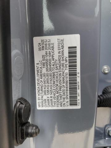 2024 HONDA PASSPORT B 5FNYF8H8XRB019793