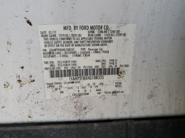 2017 FORD TAURUS LIM - 1FAHP2F8XHG108335