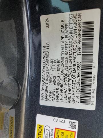 2024 HONDA CIVIC LX - 19XFL2H57RE023583