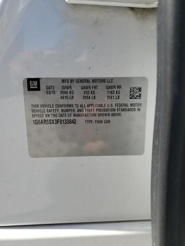 2015 CADILLAC CTS LUXURY - 1G6AR5SX3F0133042