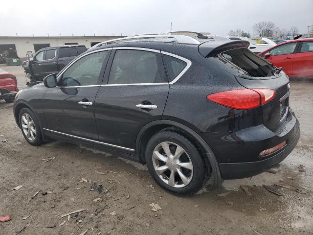 INFINITI EX35 BASE 2008 black  gas JNKAJ09F58M359792 photo #3