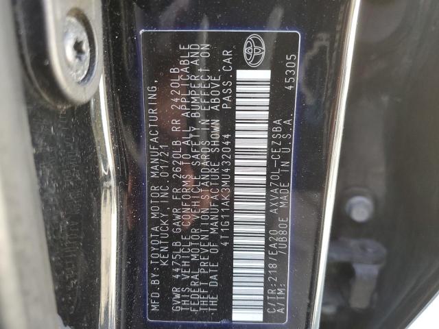 2021 TOYOTA CAMRY SE - 4T1G11AK3MU432044