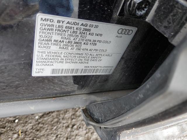 2020 AUDI Q7 PRESTIG - WA1VXAF7XLD008853