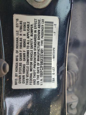 2016 HONDA CIVIC LX 19XFC2F59GE237491