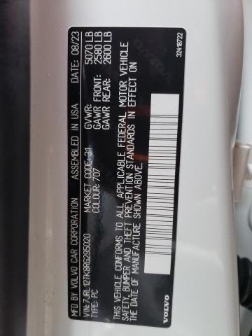 2024 VOLVO S60 CORE 7JRL12TK8RG295020
