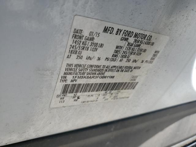 2015 FORD EXPLORER P - 1FM5K8AR3FGB61188