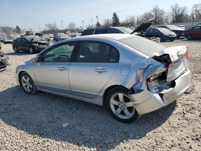 HONDA CIVIC LX-S 2009 silver  gas 19XFA16639E021373 photo #3