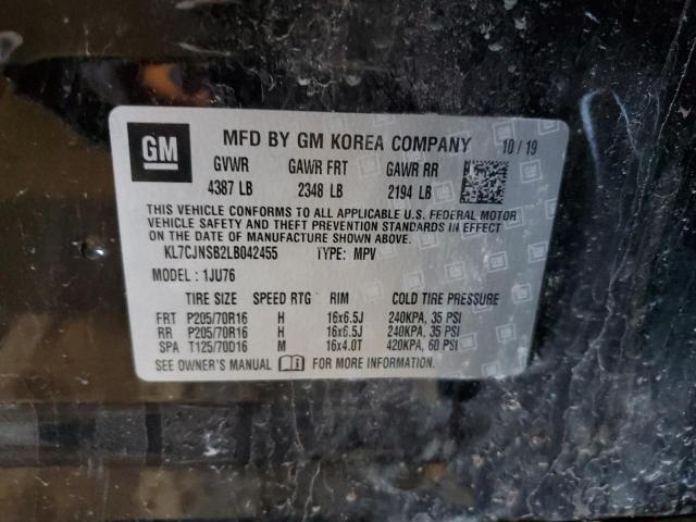2020 CHEVROLET TRAX LS - KL7CJNSB2LB042455