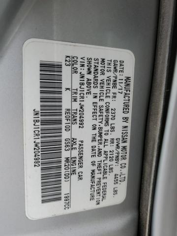 2018 NISSAN ROGUE SPOR - JN1BJ1CR1JW204992