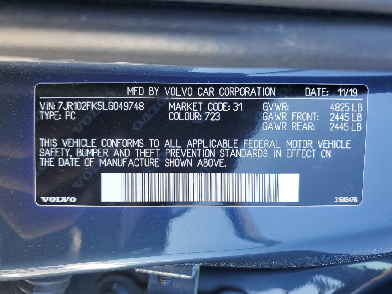 VOLVO S60 T5 MOMENTUM