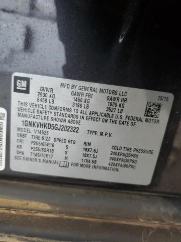 2016 CHEVROLET TRAVERSE L - 1GNKVHKD5GJ202322
