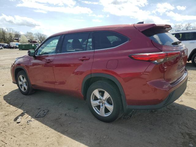 Vin: 5tdbzrbh5ns173281, lot: 51062145, toyota highlander l 20222