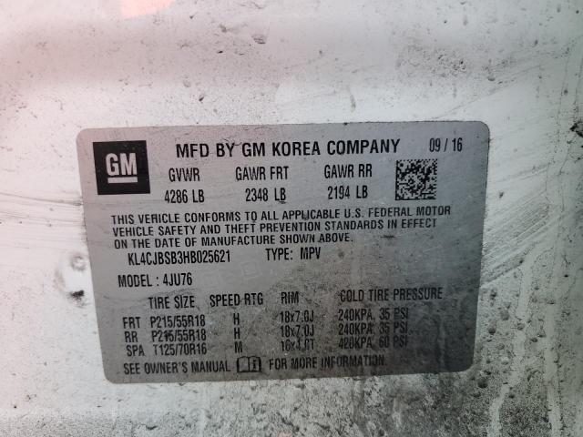 2017 BUICK ENCORE PRE - KL4CJBSB3HB025621