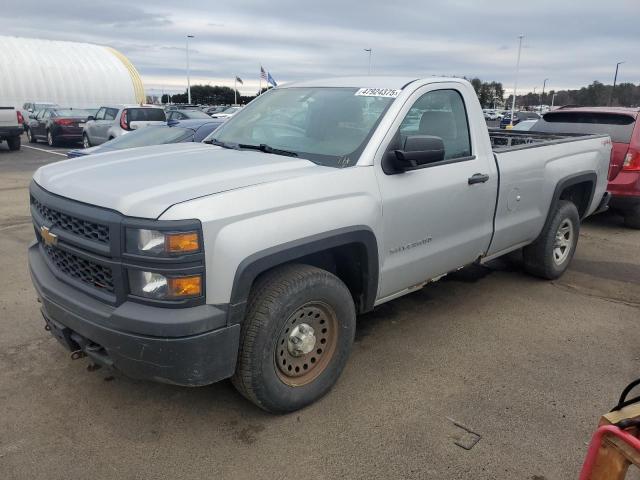 CHEVROLET SILVERADO 2014 silver pickup gas 1GCNKPEH2EZ348666 photo #1