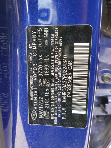 2023 HYUNDAI VENUE SEL - KMHRC8A37PU224340