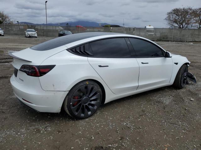 TESLA MODEL 3 2021 white  electric 5YJ3E1EC9MF935905 photo #4