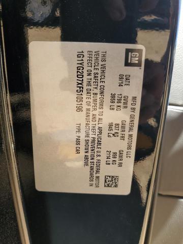 2015 CHEVROLET CORVETTE S - 1G1YG2D7XF5105196