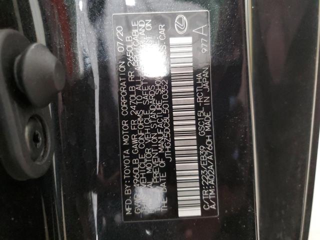 2020 LEXUS RC 350 F S JTHGZ5DC8L5010352
