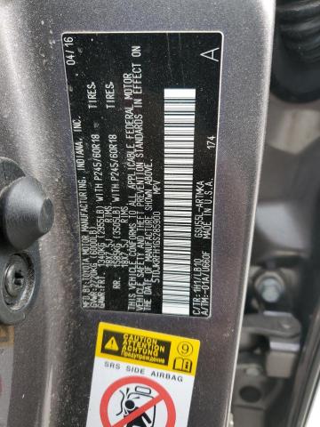 2016 TOYOTA HIGHLANDER - 5TDJKRFH1GS285900