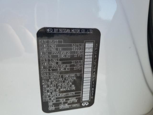 2023 INFINITI QX55 LUXE - 3PCAJ5JR4PF118379