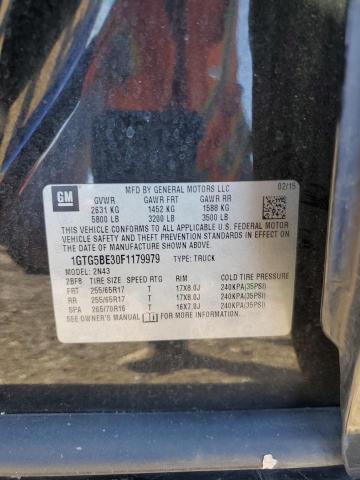 2015 GMC CANYON SLE 1GTG5BE30F1179979