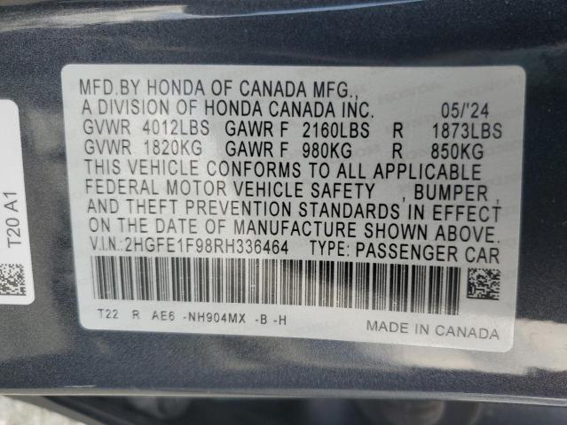 2024 HONDA CIVIC TOUR - 2HGFE1F98RH336464