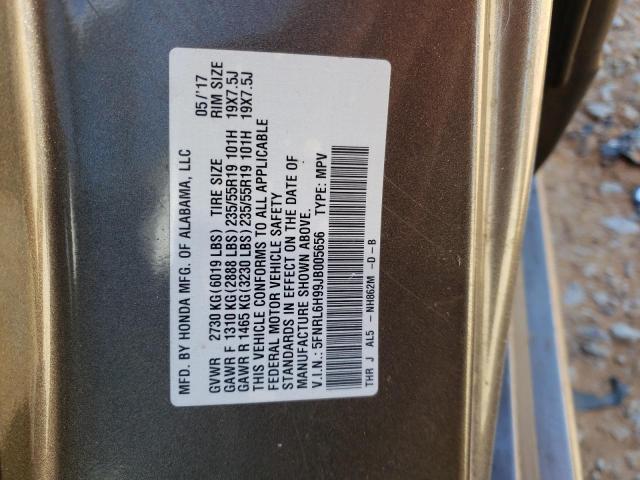 2018 HONDA ODYSSEY EL - 5FNRL6H99JB005656