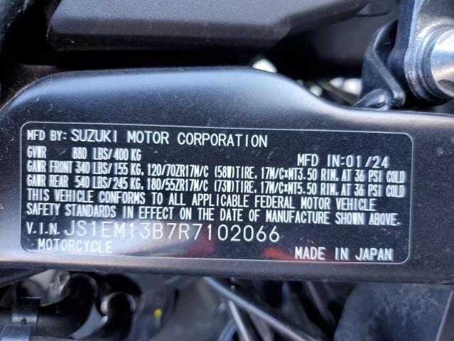 2024 SUZUKI GSX800 F JS1EM13B7R7102066