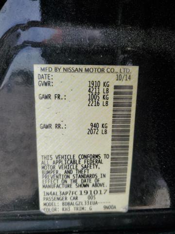 2015 NISSAN ALTIMA 2.5 - 1N4AL3AP7FC191017