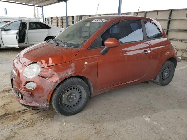 FIAT 500 POP 2012 orange hatchbac gas 3C3CFFAR6CT269742 photo #1