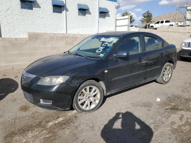 MAZDA 3 I 2008 black  gas JM1BK32G481841968 photo #1