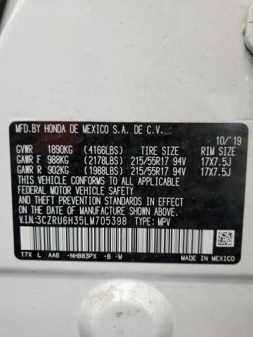 2020 HONDA HR-V LX - 3CZRU6H35LM705398